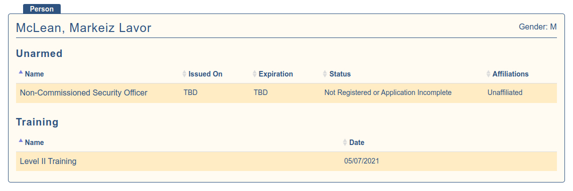 Markeiz Lavor McLean had no valid license