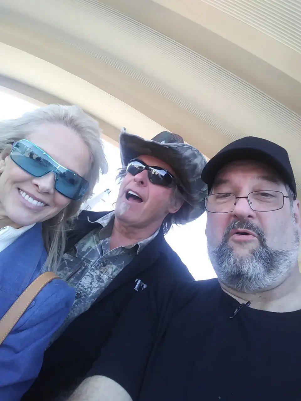 Shemane Deziel, Ted Nugent, and Officer Scott Phillips